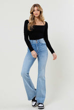 Load image into Gallery viewer, High-Waisted Flare Jeans
