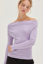 Load image into Gallery viewer, HYFVE Off Shoulder Ribbed Knit Top
