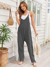 Load image into Gallery viewer, V-Neck Spaghetti Strap Jumpsuit
