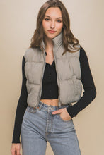 Load image into Gallery viewer, High Neck Puffer Vest
