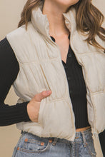 Load image into Gallery viewer, High Neck Puffer Vest
