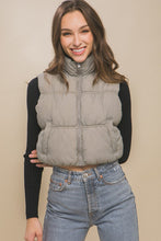 Load image into Gallery viewer, High Neck Puffer Vest
