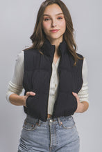 Load image into Gallery viewer, High Neck Puffer Vest
