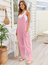 Load image into Gallery viewer, V-Neck Spaghetti Strap Jumpsuit
