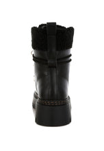 Load image into Gallery viewer, Omul Fleece &amp; Faux Leather Boots
