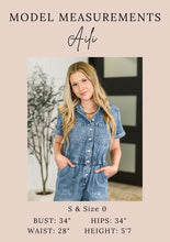 Load image into Gallery viewer, Pleasant and Relevant Denim Romper
