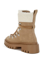 Load image into Gallery viewer, Omul Fleece &amp; Faux Leather Boots

