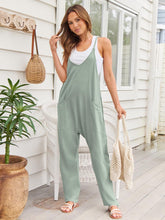 Load image into Gallery viewer, V-Neck Spaghetti Strap Jumpsuit
